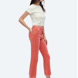 TIME TO EVOLVE ALICE MID RISE CROP FLARE JEANS