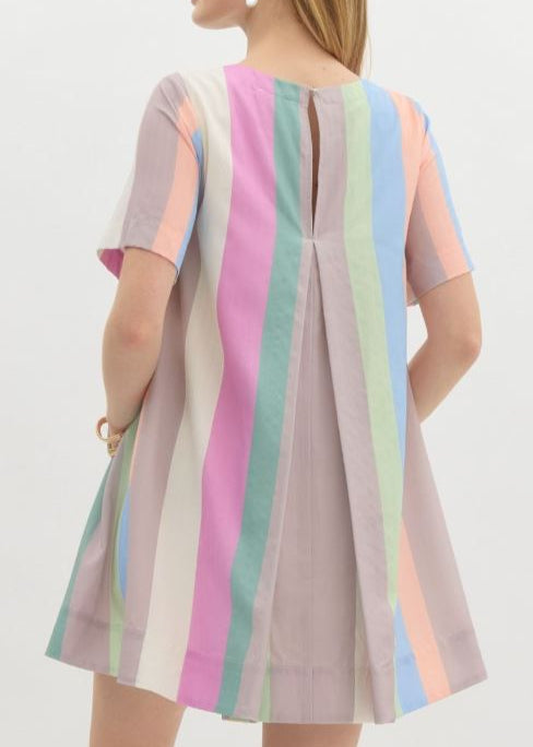 STRIPE A POSE SPRING DRESS