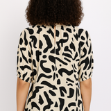 SAFARI STROLL PRINT BLOUSE