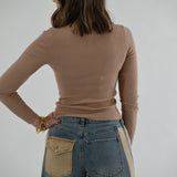 MINERAL WASHED DRAWSTRING SIDE STRIPE JEANS
