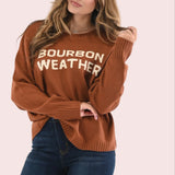 BOURBON WEATHER CARAMEL SWEATER
