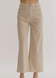 ENTRO HIGH WAISTED WIDE LEG PANTS