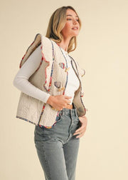 IN ANOTHER LIFE QUILTED VEST