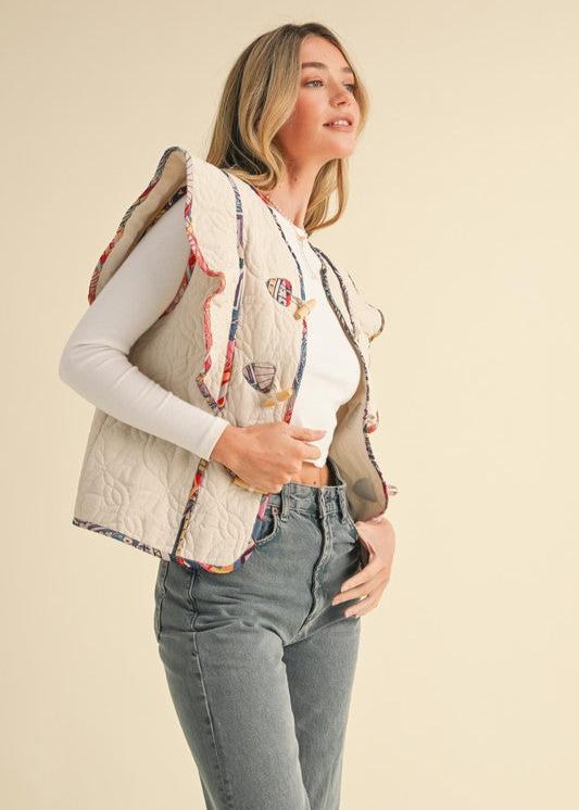 IN ANOTHER LIFE QUILTED VEST