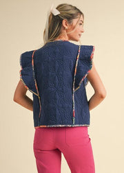 IN ANOTHER LIFE QUILTED VEST