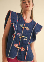 IN ANOTHER LIFE QUILTED VEST