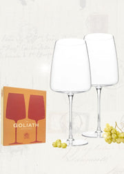 GOLIATH BIG WINE GLASSES - SET OF TWO