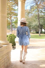 JUMP INTO STYLE WITH THE INDIGO SKY ACID WASH ROMPER - BLUE OR GREY