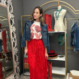 BRING THE DRAMA TIERED FRINGE SKIRT - ASSORTED COLORS