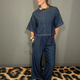 EASY CONFIDENCE BLUE DENIM SET