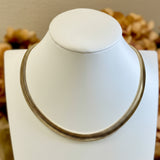 HAPPY TO SEE YOU HERRINGBONE CHAIN NECKLACE