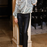 KUT KELSEY FLARE JEANS IN BLACK