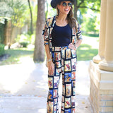 ONLINE EXCLUSIVE:  RODEO BOUND WESTERN COWBOY GRAPHIC PRINT PANTS