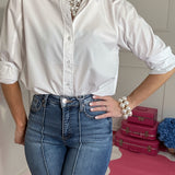 BEACH RETREAT OVERSIZED WHITE SHIRT