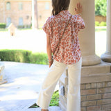 AUTUMN STROLL PRINT BLOUSE