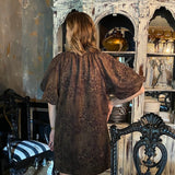 CONCRETE JUNGLE BUTTON DOWN LEOPARD PRINT DRESS