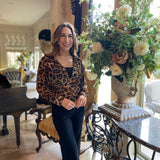 DREAMS IN THE WILD ANIMAL PRINT BLOUSE