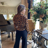 DREAMS IN THE WILD ANIMAL PRINT BLOUSE