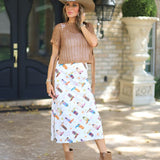 ONLINE EXCLUSIVE:  WILD WEST GRAPHIC WESTERN BOOT SKIRT