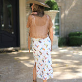 ONLINE EXCLUSIVE:  WILD WEST GRAPHIC WESTERN BOOT SKIRT