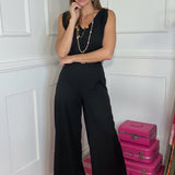 CAPRI NIGHTS BLACK JUMPSUIT