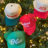 ONLINE EXCLUSIVE:  HOLIDAY TRUCKER HATS