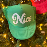 ONLINE EXCLUSIVE:  HOLIDAY TRUCKER HATS