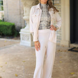 ONLINE EXCLUSIVE:  SPINNING THE STORY KNIT PANT SET
