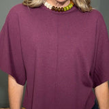 FULL OF WARMTH MERLOT KNIT SWEATER