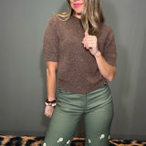 FLORAL GETAWAT OLIVE PRINT PANTS