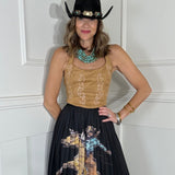 WIDE OPEN SKIES CONCHO BAND COWBOY HAT
