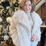 FIRESIDE CHAT FAUX FUR COAT - BLACK, BEIGE, TAUPE, COFFEE