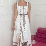 TOES IN THE SAND IVORY MIDI DRESS