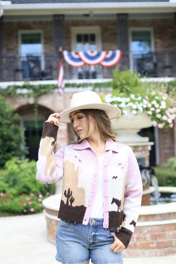 MANE ATTRACTION  KNIT CARDIGAN SWEATER