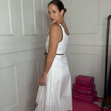 TOES IN THE SAND IVORY MIDI DRESS