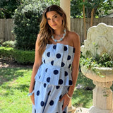 ALWAYS YOUR GIRL POLKA MAXI DRESS