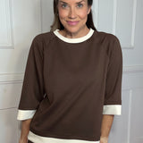 COMFORTABLE CHARM COLORBLOCK TOP
