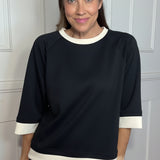 COMFORTABLE CHARM RAGLAN TOP