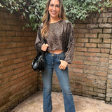 HIT THE SPOT LONG SLEEVE TOP