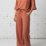 METRO LOUNGE TERRACOTTA PANTS