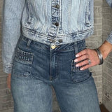 KUT HIGH RISE MAYA WIDE LEG PANTS