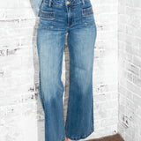 KUT HIGH RISE MAYA WIDE LEG PANTS