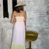 SHERBERT SKIES STRIPE MAXI DRESS