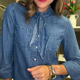 EVERYDAY ROUTE LONG SLEEVE DENIM SHIRT
