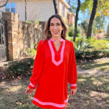 SPRING SUNSHINE LINEN BLEND DRESS