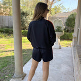 NAVY SPORTY SPICE TRACK SUIT JACKET