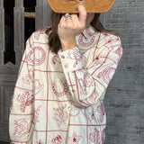 WESTERN SKIES EMBROIDERED TOP