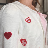 DARLING DETAILS VALENTINE CARDIGAN
