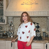 TRUE LOVE VALENTINE SEQUIN TOPS