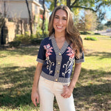 FRESH BREEZE SHORT SLEEVE CARDIGAN